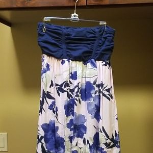 Strapless summer dress